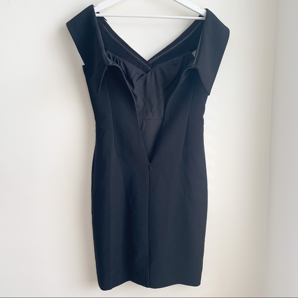 Reiss Black Dress Size 6 - Picture 3 of 7